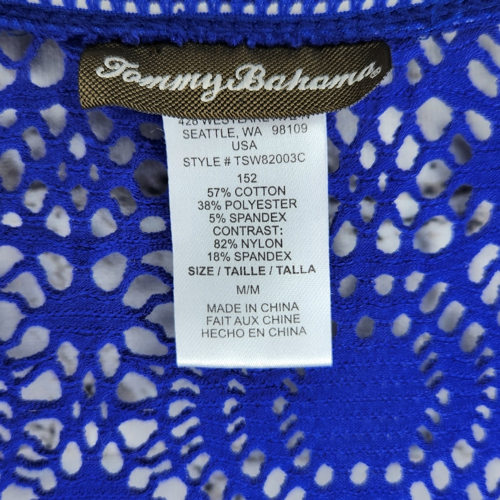Tommy Bahama Crochet Lace Maxi Dress Size Medium - Picture 2 of 6